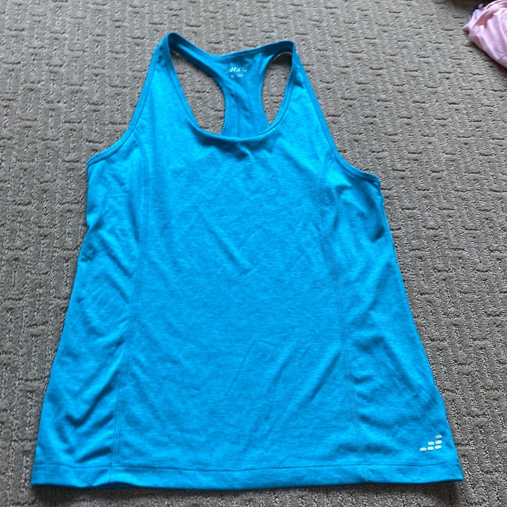 Blue Athletic Tank Top